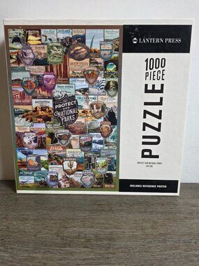 Protect Our National Parks - 1000 Piece Collage Jigsaw Puzzle by Lantern Press